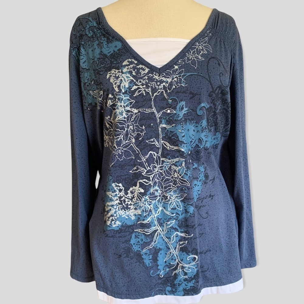 AVENUE women’s tunic top long sleeve 22/24